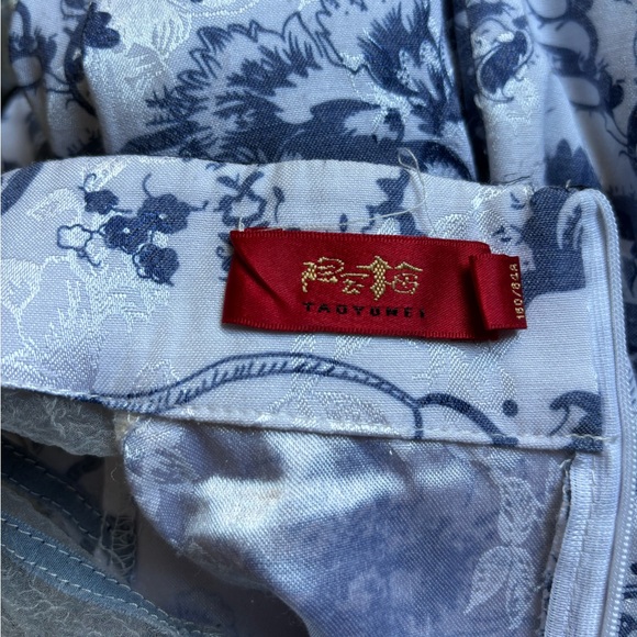 FLORAL HIGH NECK SLIT MIDI DRESS - Picture 5 of 5